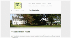 Desktop Screenshot of fox-heath.com