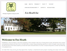 Tablet Screenshot of fox-heath.com